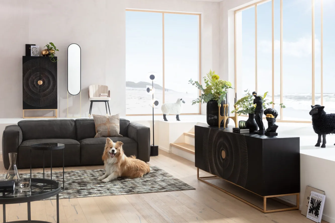 Fashion KARE Design Komoda Madeira 177x75 m ciemnobrązowa - KARE