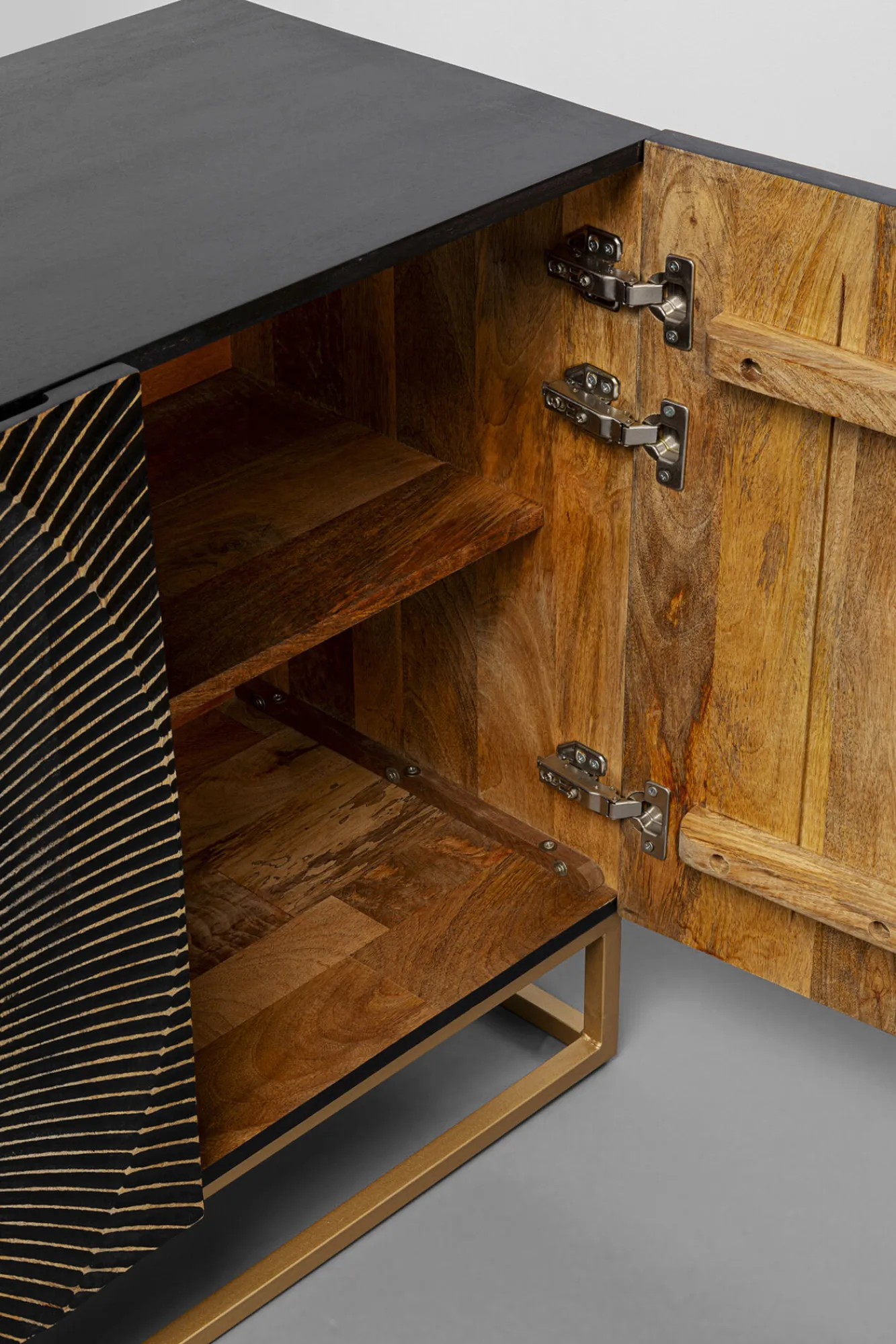 Fashion KARE Design Komoda Madeira 177x75 m ciemnobrązowa - KARE