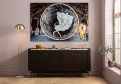 Discount KARE Design Komoda Milano 180x85 cm ciemnobrązowa - KARE