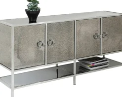 Best KARE Design Komoda Moonscape 156x80 cm srebrna - KARE