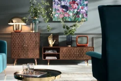 Online KARE Design Komoda Muskat 75x85 cm brązowa - KARE