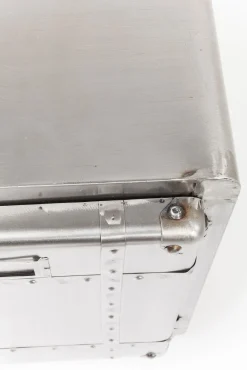 New KARE Design Komoda na kółkach Buster 81x60 cm srebrna - KARE