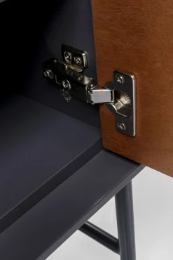 Clearance KARE Design Komoda Selina 160x75 cm ciemnoszara - front orzech - KARE