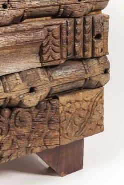 Fashion KARE Design Komoda Shanti Surprise Puzzle 160x90 cm drewniana - KARE