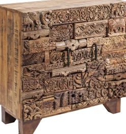 Best KARE Design Komoda Shanti Surprise Puzzle mango 90x90 cm drewniana - KARE