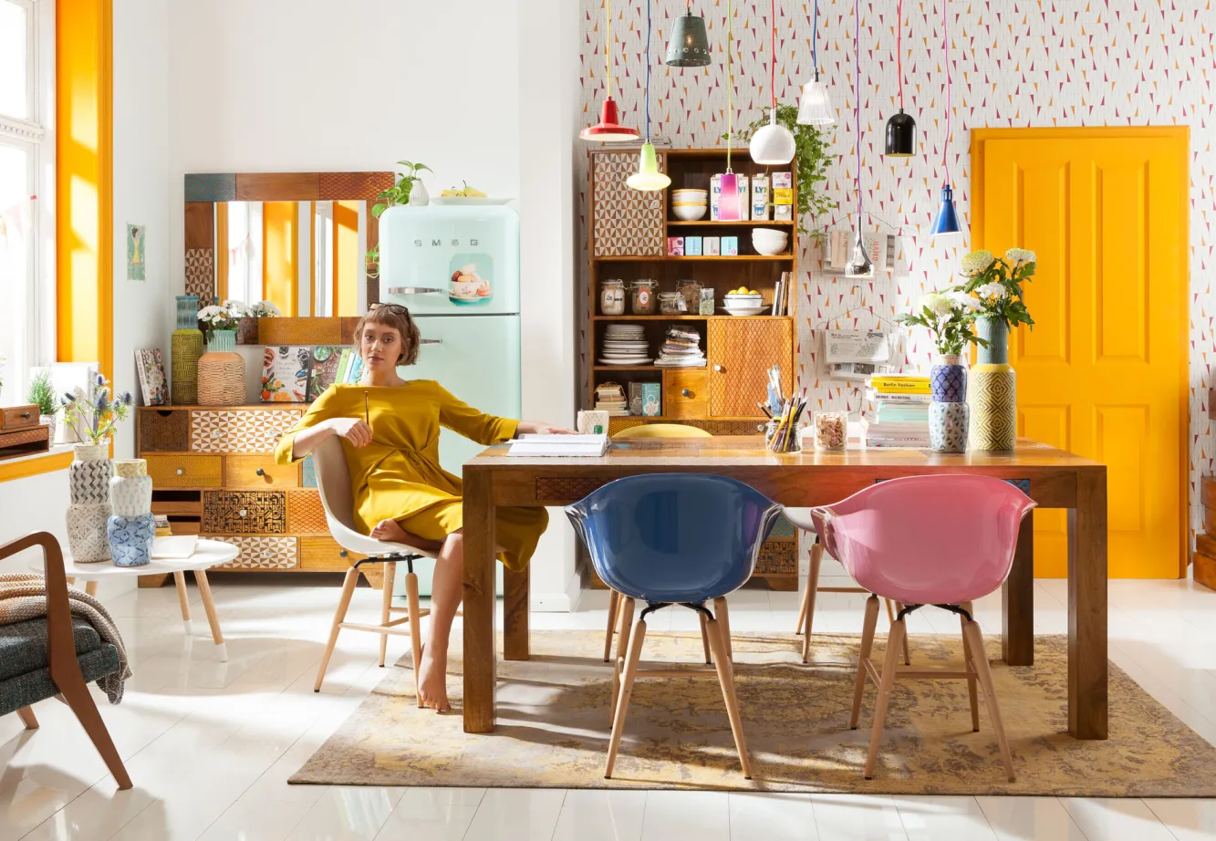 Sale KARE Design Komoda Soleil 115x80 cm kolorowa - KARE