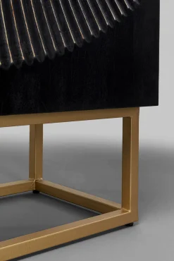 Online KARE Design Komoda wysoka drewniana boho czarno-brązowa 76x140 cm - KARE