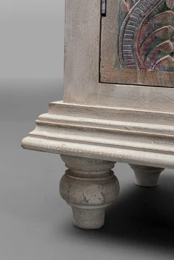 Discount KARE Design Komoda wysoka 2-drzwiowa z drewna mango front kolorowy 95x140 cm - KARE