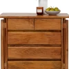 New KARE Design Komoda z 5 szufladami drewno akacjowe 85x85 cm - KARE