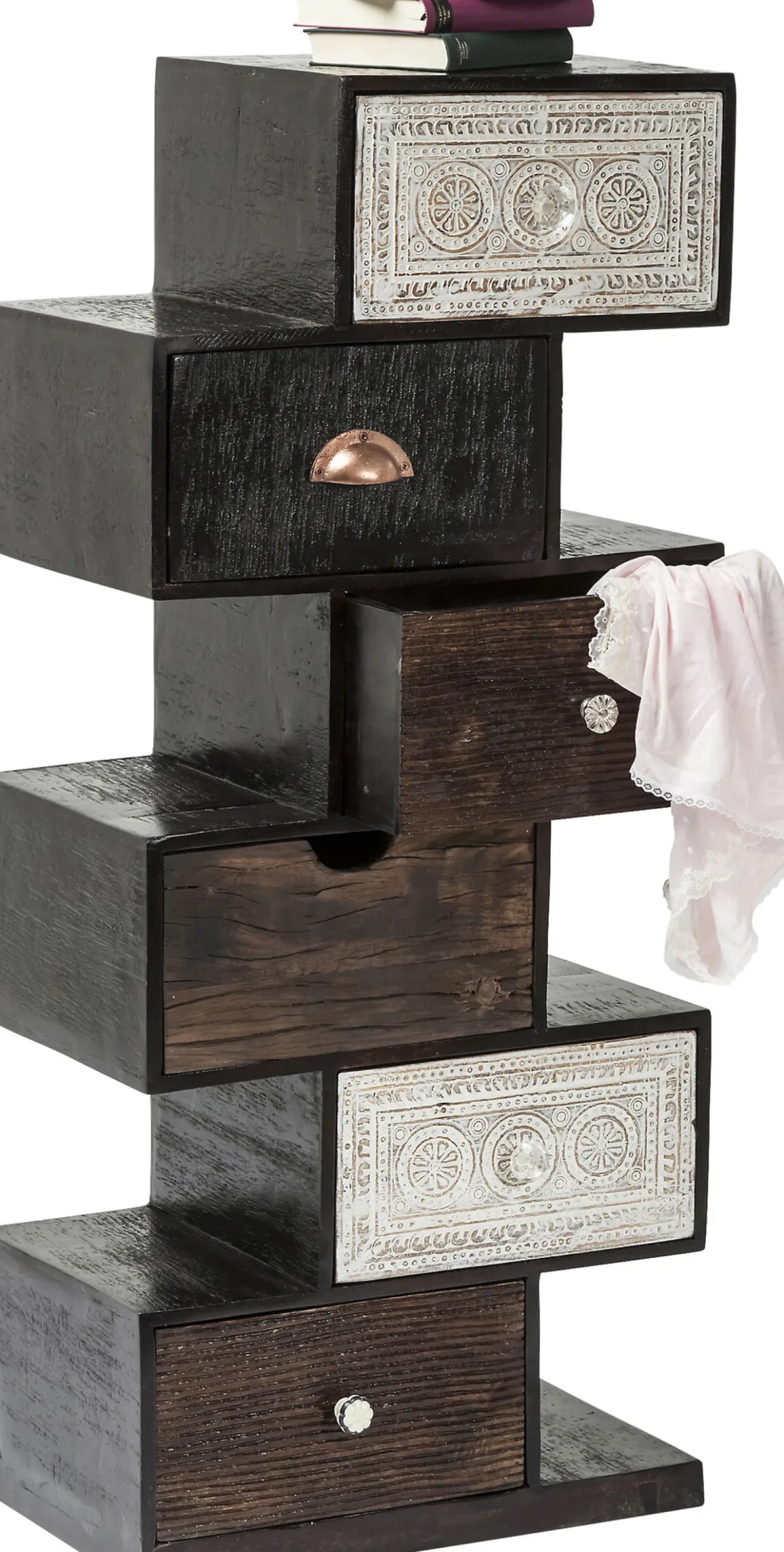 Clearance KARE Design Komoda Zick Zack Finca 50x115 cm kolorowa - KARE