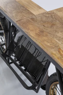 Discount KARE Design Konsola - barek  Motorbike 180x43 cm czarna - KARE