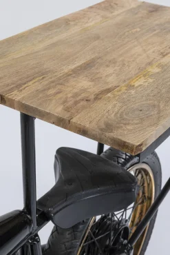 Discount KARE Design Konsola - barek  Motorbike 180x43 cm czarna - KARE