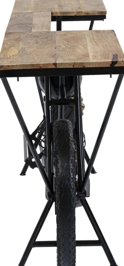 Discount KARE Design Konsola - barek  Motorbike 180x43 cm czarna - KARE