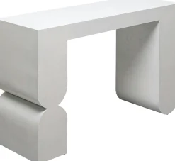 New KARE Design Konsola biała MDF ręczne wykonanie 120x35 cm - KARE