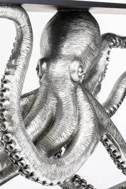 Hot KARE Design Konsola Calmar 124x30 cm czarno-srebrna - KARE