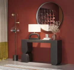 Hot KARE Design Konsola do przedpokoju czarna MDF 120x38 cm - KARE