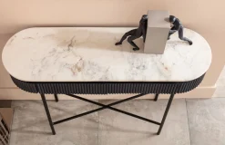 Sale KARE Design Konsola Glenn 100x32 cm blat marmur - KARE