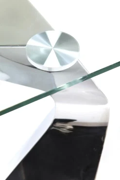 Fashion KARE Design Konsola Gloria 140x45 cm srebrna - KARE