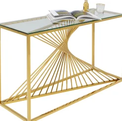 New KARE Design Konsola Laser 120x40 cm złota - KARE