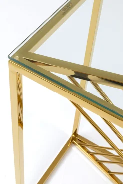 New KARE Design Konsola Laser 120x40 cm złota - KARE