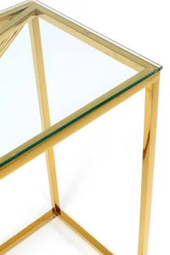 New KARE Design Konsola Laser 120x40 cm złota - KARE