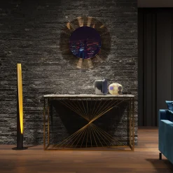 New KARE Design Konsola Laser 120x40 cm złota - KARE