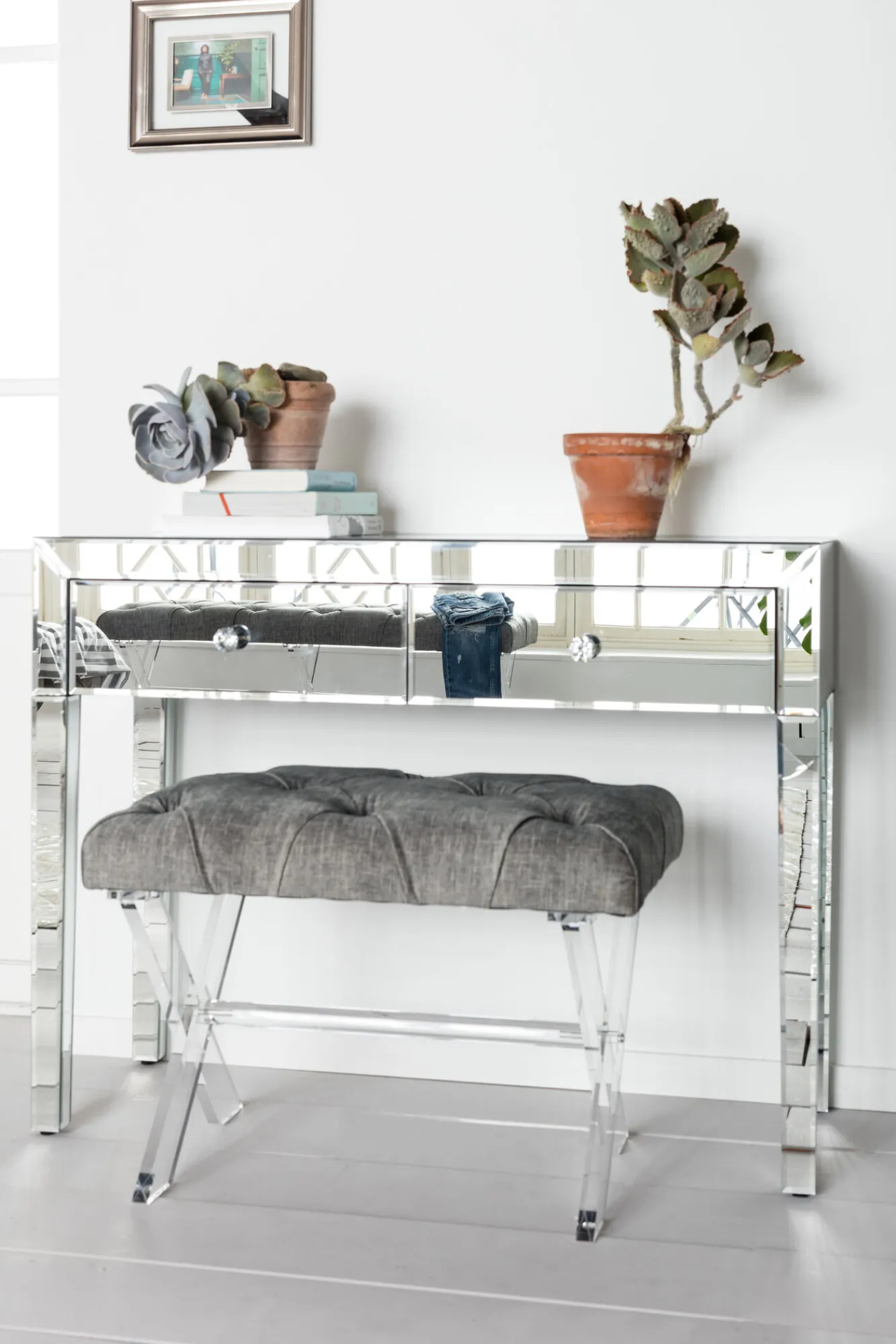 Online KARE Design Konsola Luxury 100x40 cm lustrzana - KARE