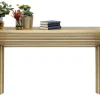 New KARE Design Konsola Malaga 160x35 cm złota - KARE