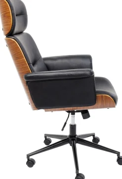 Fashion KARE Design Krzesło biurowe Check Out czarne - KARE