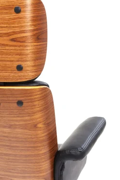 Fashion KARE Design Krzesło biurowe Check Out czarne - KARE