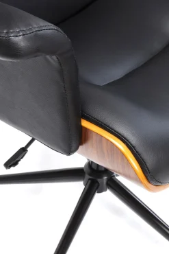 Fashion KARE Design Krzesło biurowe Check Out czarne - KARE