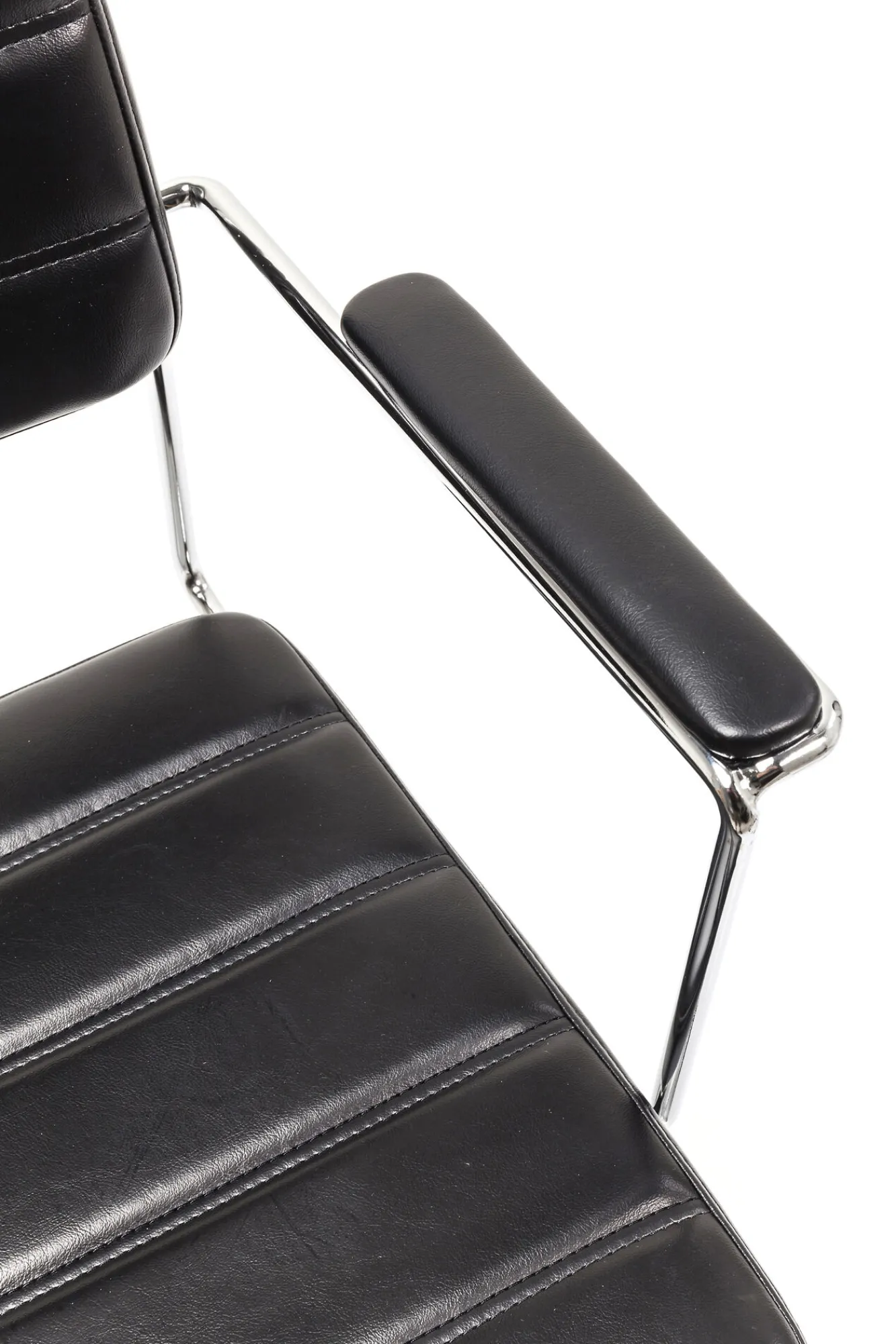 Clearance KARE Design Krzesło biurowe Dottore 44x78 cm czarne ekoskóra - KARE