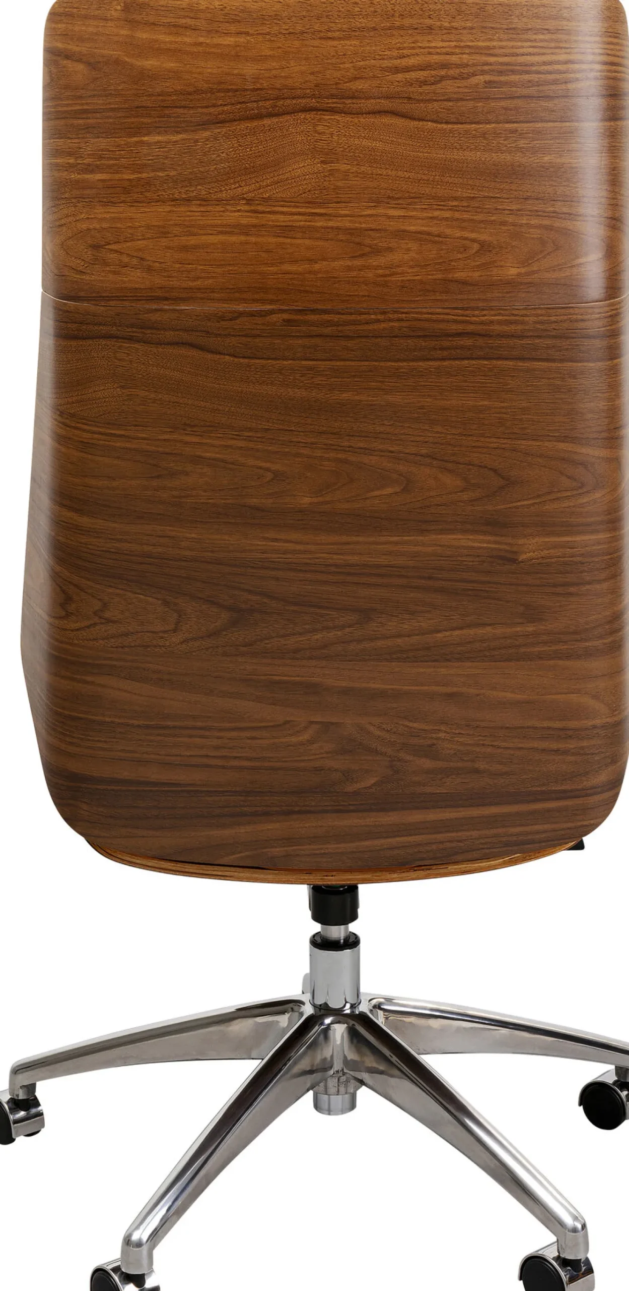 Online KARE Design Krzesło biurowe High Bossy 59x116-124 cm brązowe ekoskóra - KARE