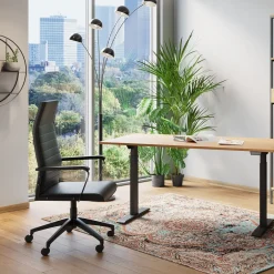 Hot KARE Design Krzesło biurowe Labora High 58x128 cm czarne - KARE