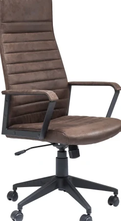 Clearance KARE Design Krzesło biurowe Labora High 56x128 cm brązowe - KARE