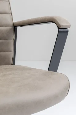 Fashion KARE Design Krzesło biurowe Labora High 58x128 cm beżowe - KARE