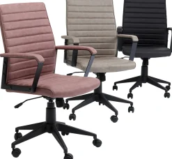 Fashion KARE Design Krzesło biurowe Labora 57x105 cm czarne - KARE