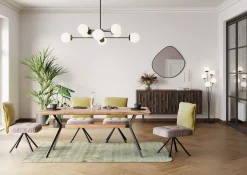 New KARE Design Krzesło Chelsea 50x91 cm szaro-zielone - KARE