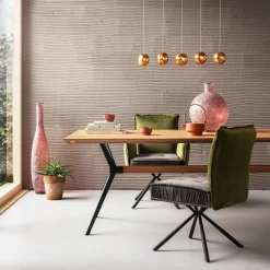 New KARE Design Krzesło Chelsea 50x91 cm szaro-zielone - KARE