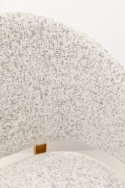 Sale KARE Design Krzesło do jadalni drewno dębowe i tkanina jasnoszara 58x87 cm - KARE