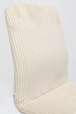 Hot KARE Design Krzesło do jadalni tapicerka kremowa nogi dębowe olejowane 44x92 cm - KARE