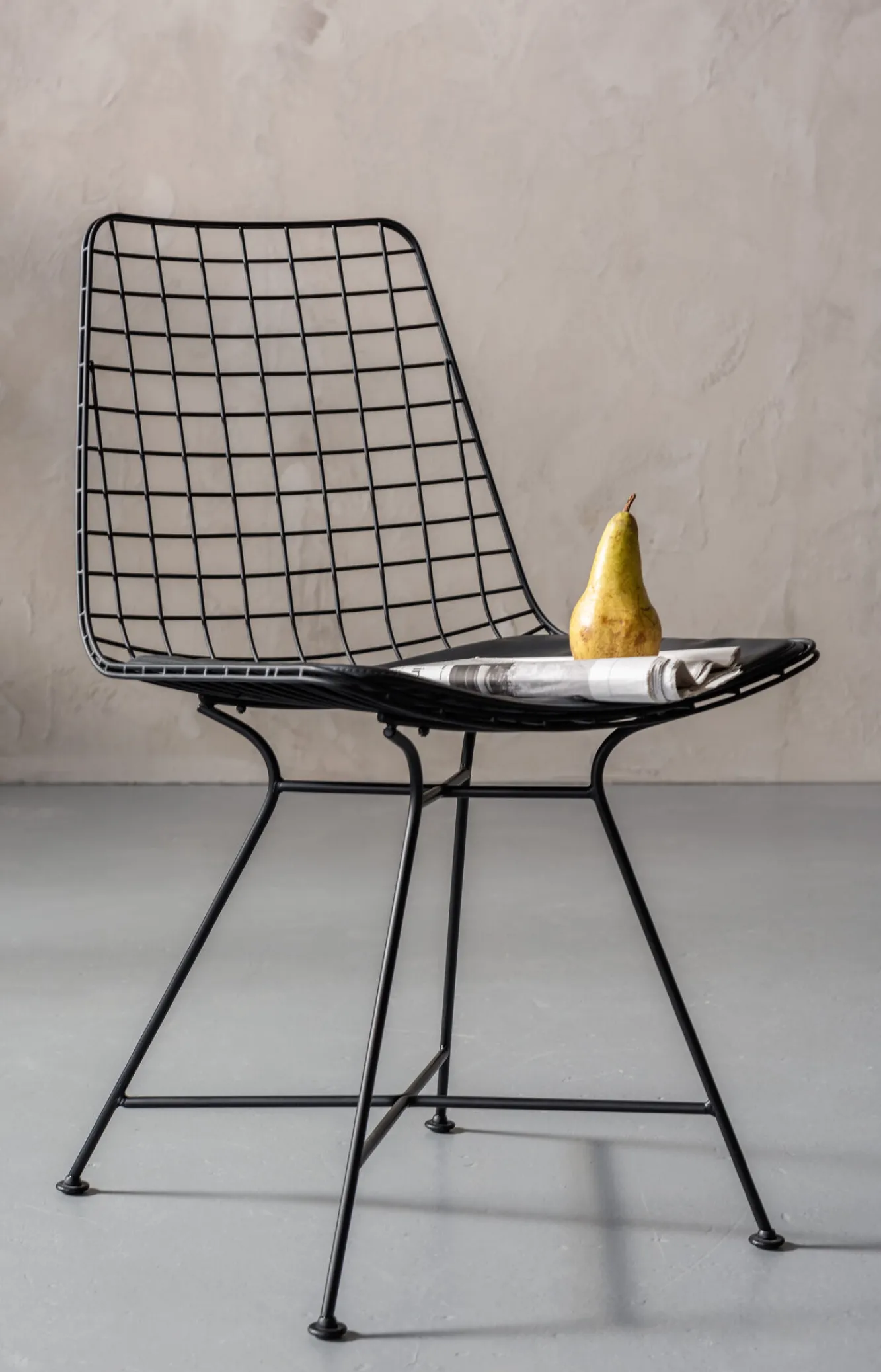 Clearance KARE Design Krzesło Grid 48x86 cm czarne - KARE