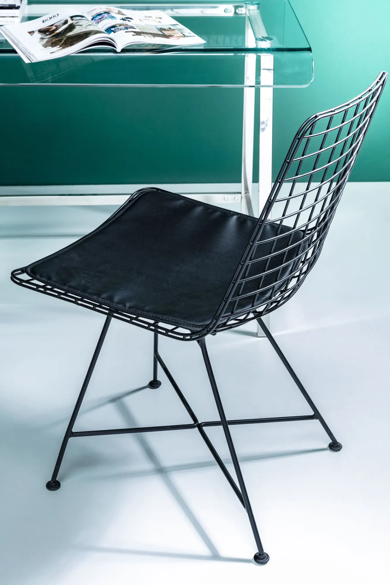 Clearance KARE Design Krzesło Grid 48x86 cm czarne - KARE