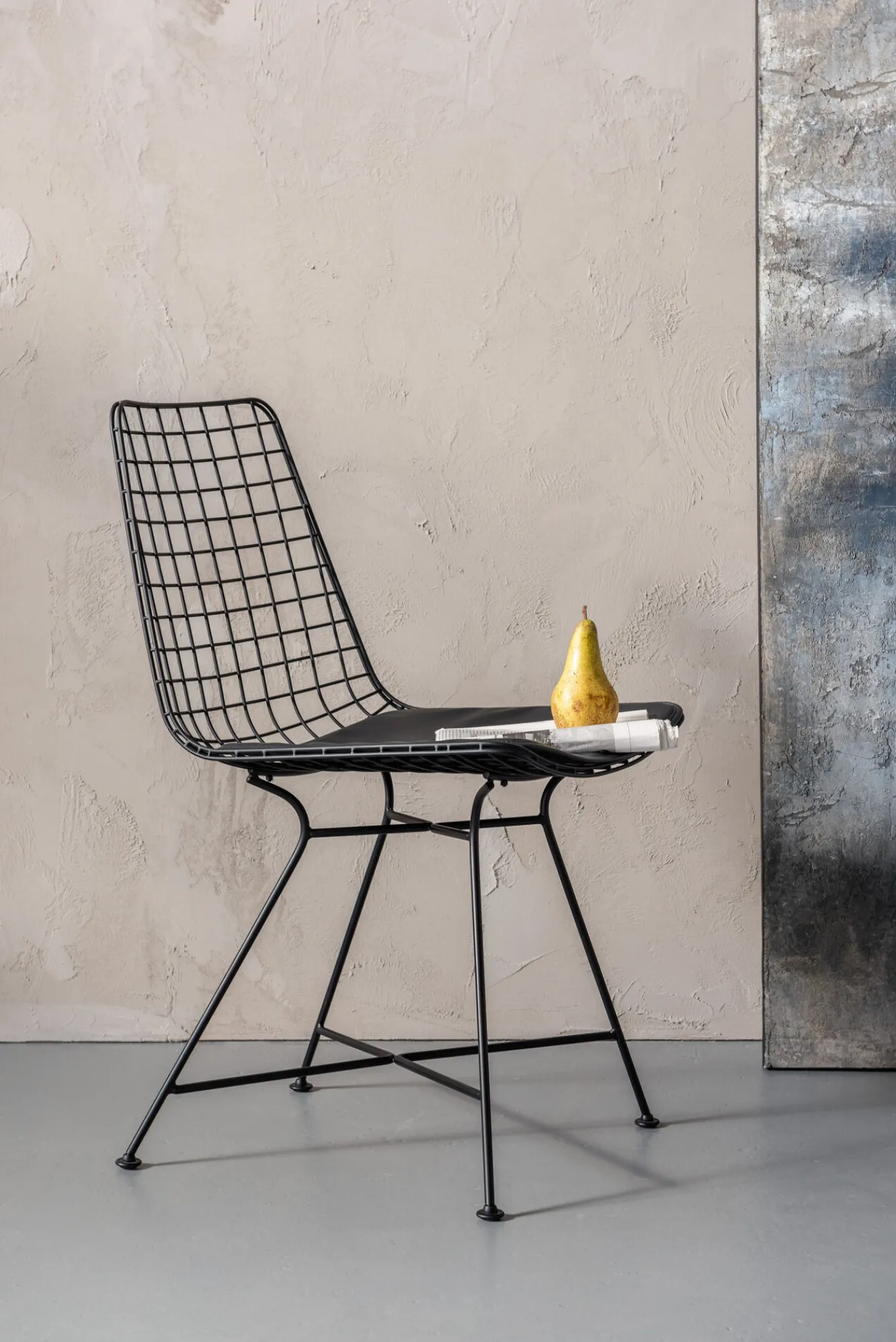 Clearance KARE Design Krzesło Grid 48x86 cm czarne - KARE