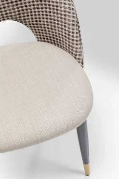 Sale KARE Design Krzesło Hudson 47x83 cm beżowe - KARE