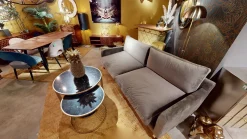 Hot KARE Design Krzesło Iris Velvet 49x84 cm beżowe - KARE