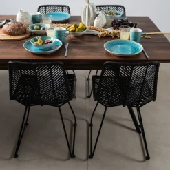 Fashion KARE Design Krzesło Ko Lanta 45x86 cm czarne - KARE