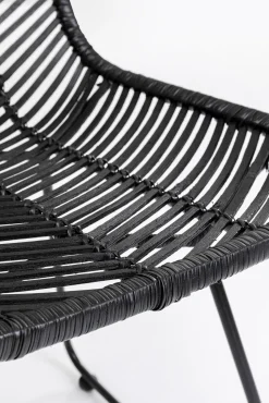 Fashion KARE Design Krzesło Ko Lanta 45x86 cm czarne - KARE