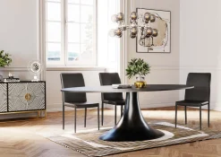 Fashion KARE Design Krzesło Milano 47x91 cm czarne - KARE