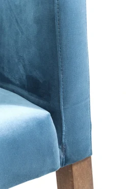 Hot KARE Design Krzesło Mode Velvet 58x87 cm niebieskozielone - KARE